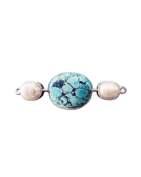 288 - White Pearl Turquoise