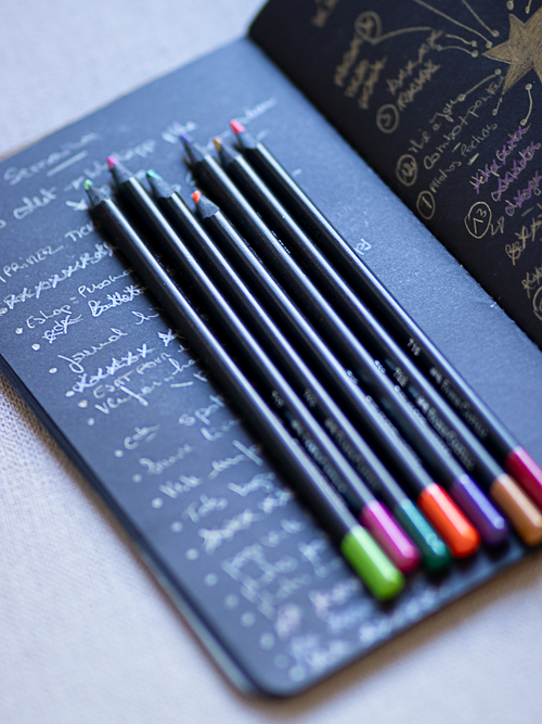 Black Edition - Faber Castell - 24 Crayons  - boite metallique-Louise Carmen-2
