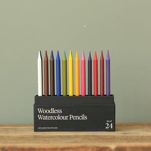 Crayons aquarelle graphite - 24 couleurs